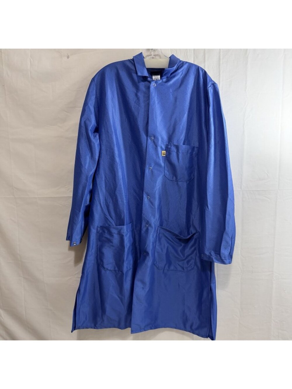 Red Kap KK28BL ESD/Anti-Stat Electronic Blue Tech Coat Med-Reg
